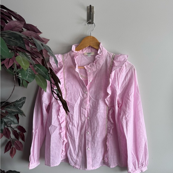 Hayden Soft Pink Ruffle Top - Picture 3 of 6